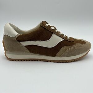 Dolce Vita B.NTCD-SZ 8-Women Sneakers Brown Multi Suede Leather Shoes-MSRP $150
